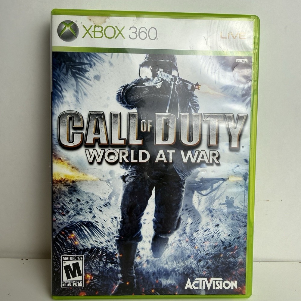 Call of Duty World At War Xbox 360 ~ Microsoft Activision Video Game